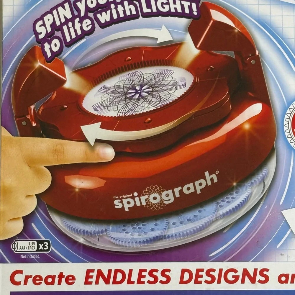 Spirograph Animator - Red Creative Learning Toy SKU0944
